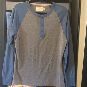 Men’s The Normal Brand Raglan Button Long Sleeve